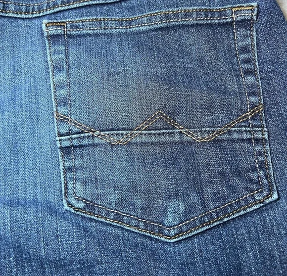 Wrangler Jeans Mens Size 40x32 Blue Relaxed Boot Cut Premium Quality Denim - Picture 7 of 13